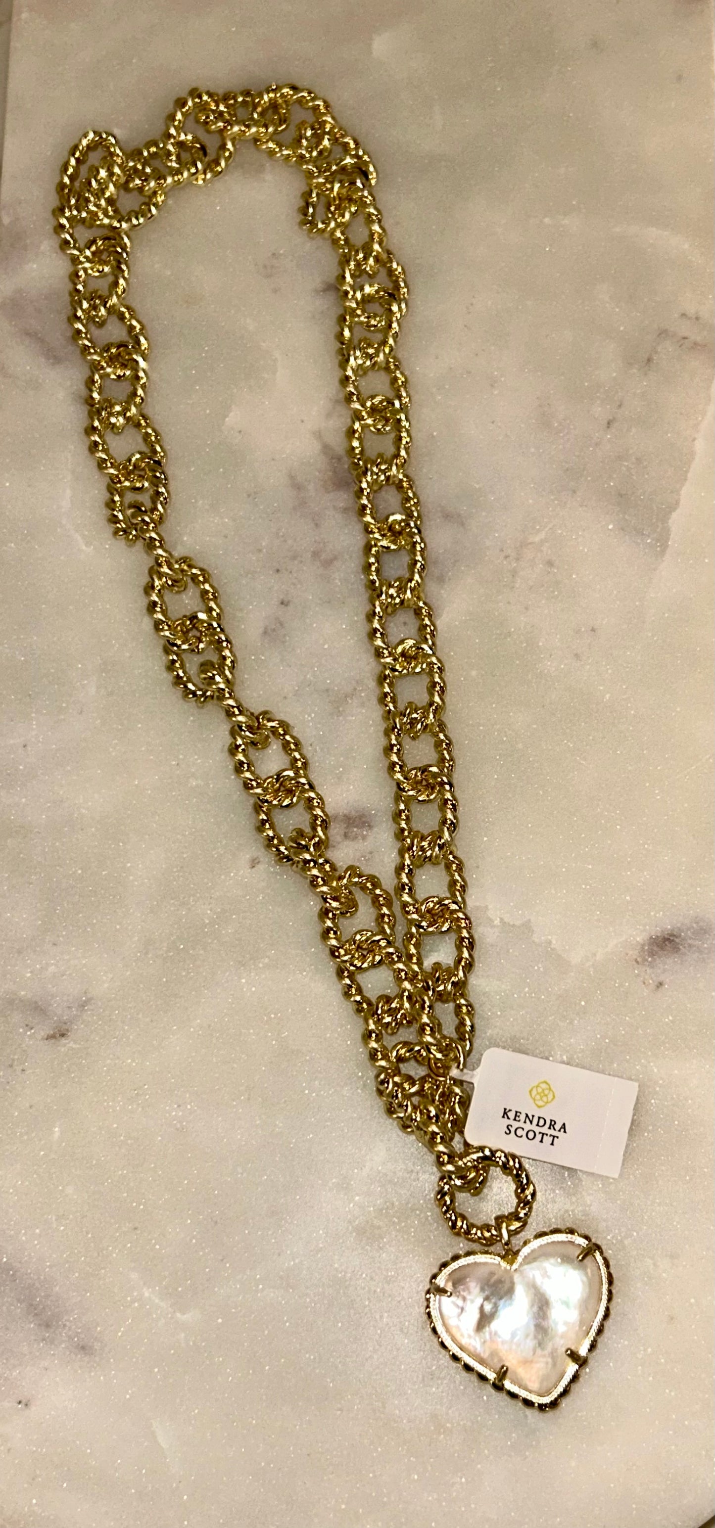 Kendra Scott Haisley Heart Statement Necklace