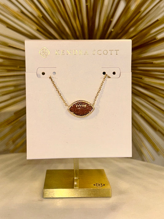 Kendra Scott Football Necklace